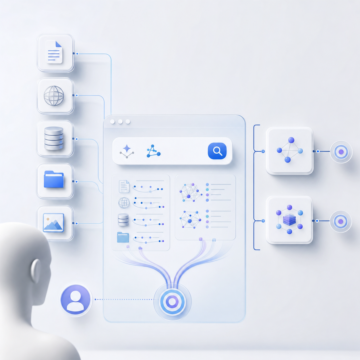 Cloudflare AI Search를 통해 에이전트가 검색 /mcp 엔드포인트로 질의하는 화면